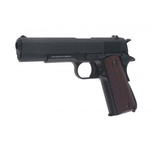 Страйкбольный пистолет GPM1911 - Black Tip GAS-GPM-191-BBB-ECM (G&G)